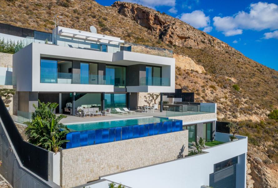 Finestrat, Nieuw gebouwde luxe villa met zeezicht villa Finestrat